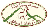 Walking Lightly Farm (alpaca rancher). (USA)